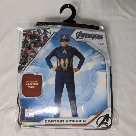 Captain america avengers kostuum voor jongens 3 tot 4 jaar - Cadeaus